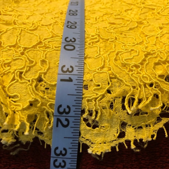 Yellow Lace Dress - Picture 8 of 12